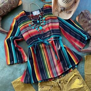Silverado Serape Top - Size XS **Like New**